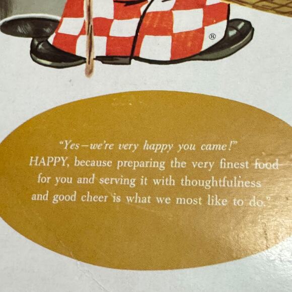 Rare 1960 Becker’s Big Boy Diner Menu – Robert C. Wian Enterprises MCM Americana - Picture 10 of 14